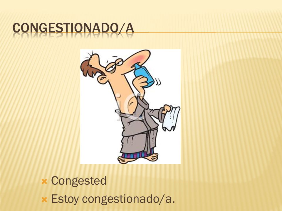 Estoy congestionado y me duelen los dientes